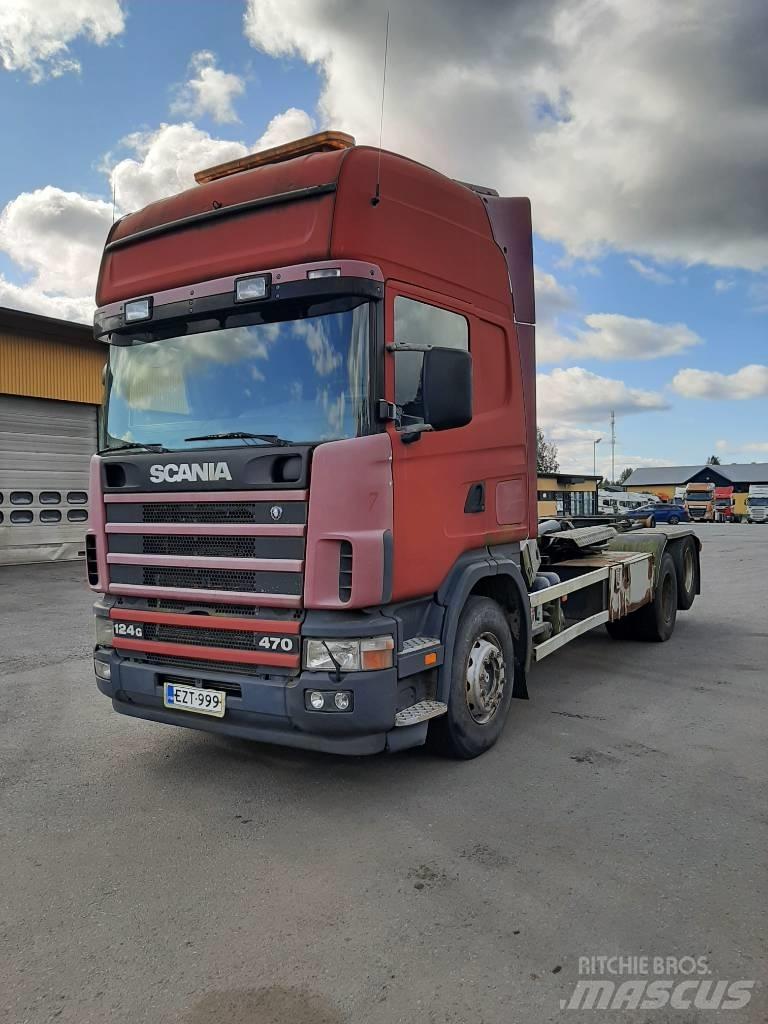 Scania R 124 Koukkulava kuorma-autot