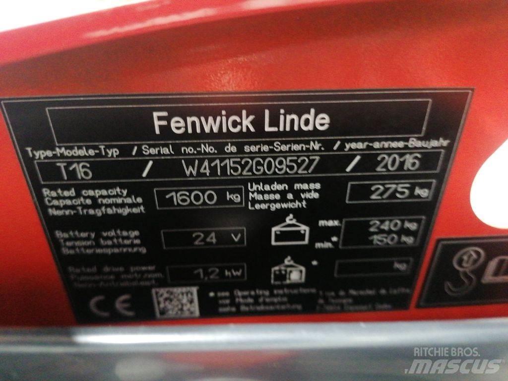 Linde T16 Lavansiirtotrukit