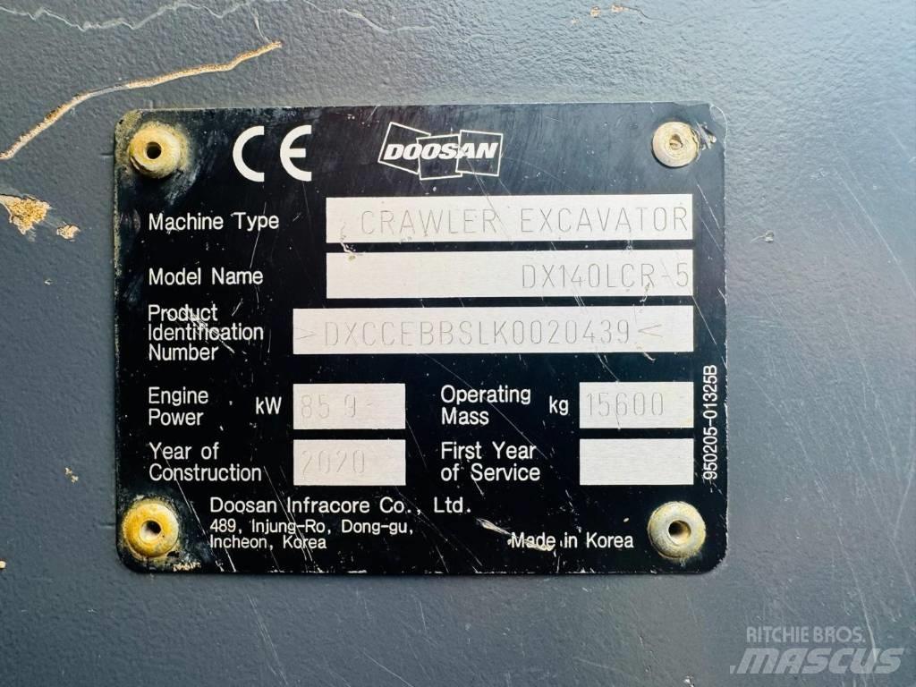 Doosan DX 140 LCR-5 Telakaivukoneet
