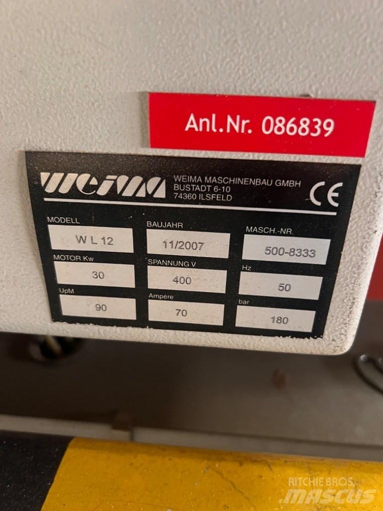 Weima HWV 3000 / WL12 Jätteen silppurit