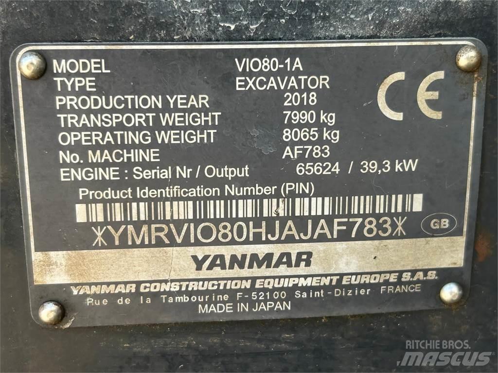 Yanmar Vio 80-1A Midikaivukoneet 7t - 12t