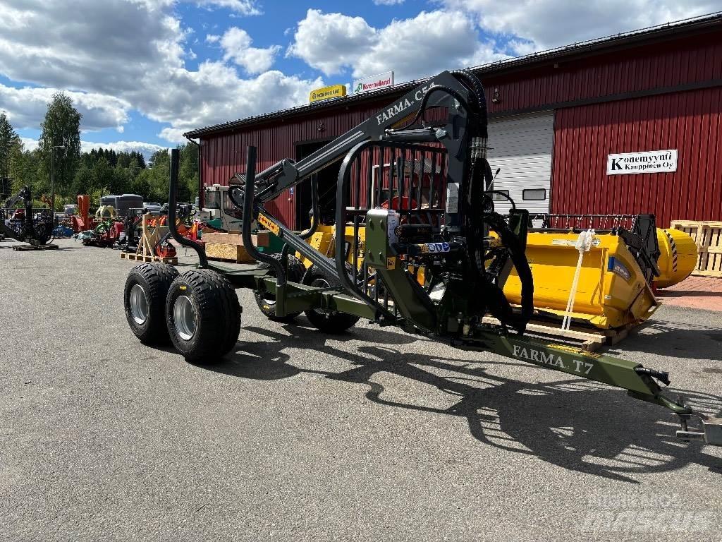 Farma T7 ja C 5.1D Metsäperävaunut