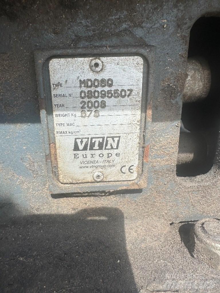 VTN MD080 Telakaivukoneet