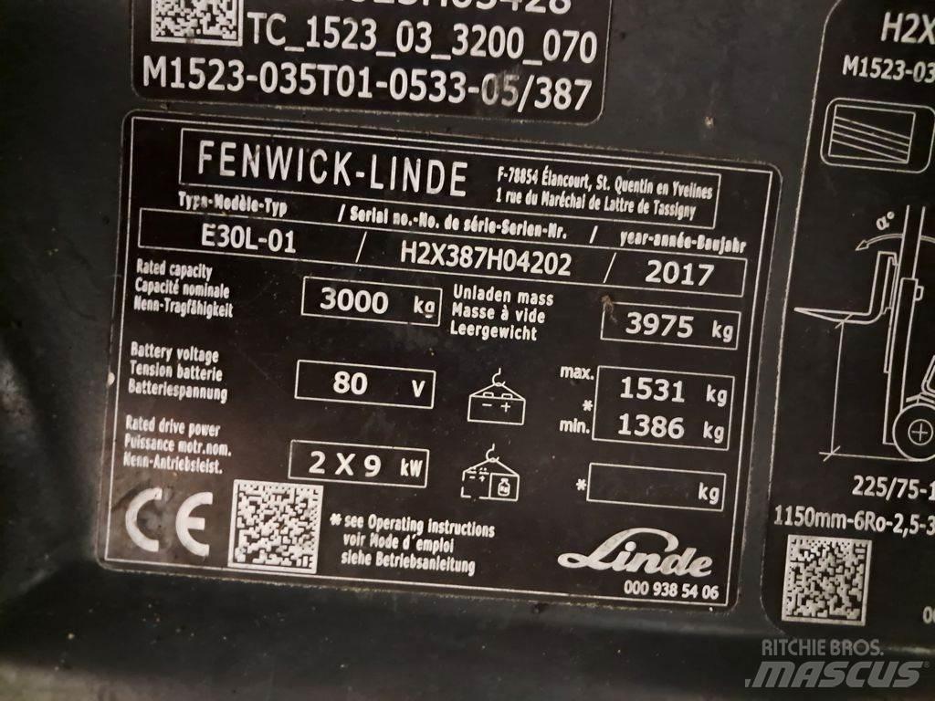 Linde E30L-01 Sähkötrukit