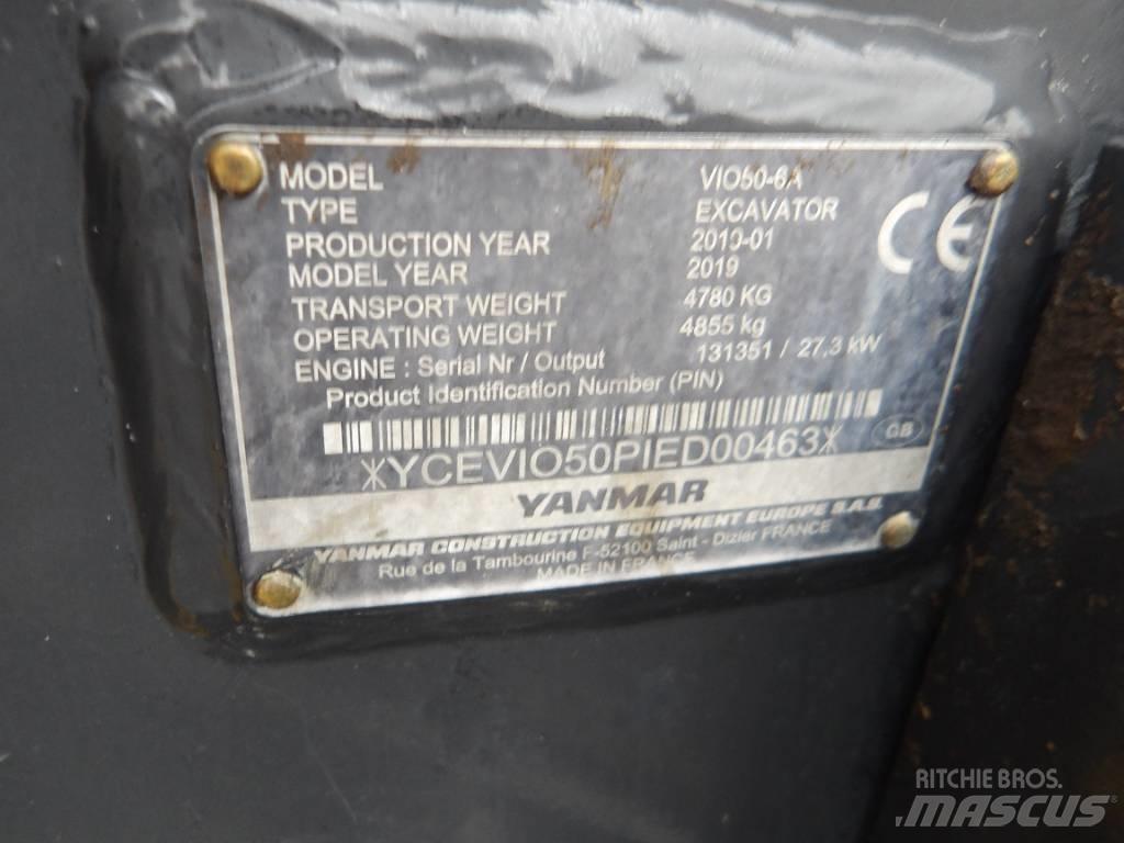 Yanmar Vio 50 Minikaivukoneet < 7t