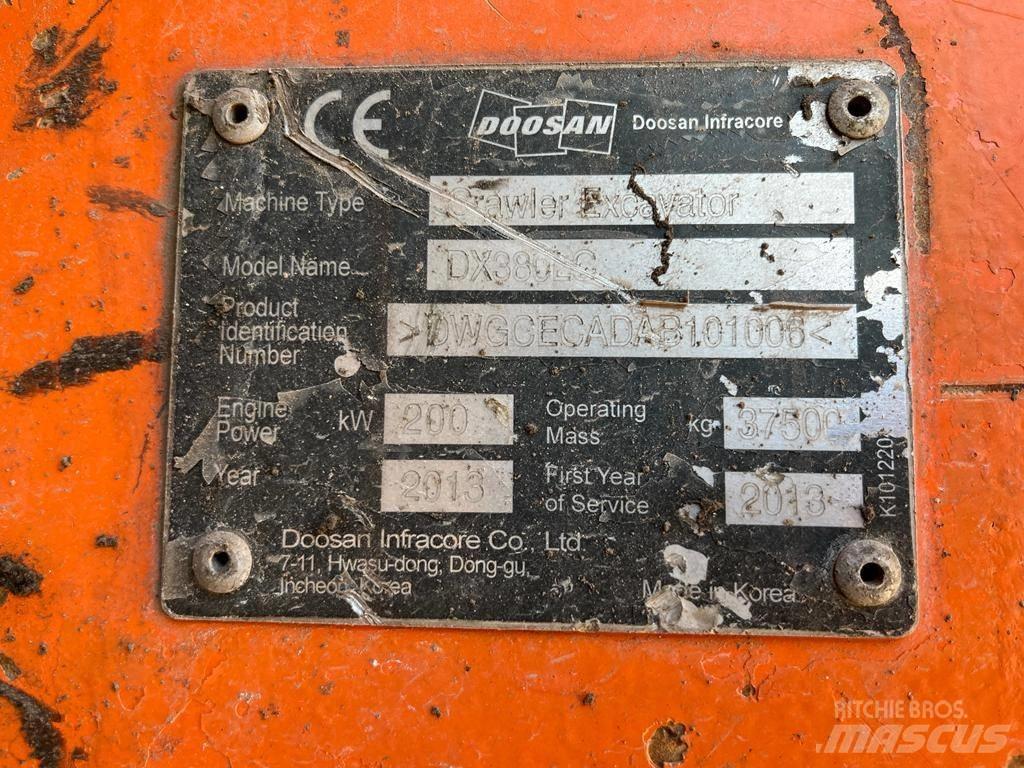 Doosan DX 380 LC Telakaivukoneet