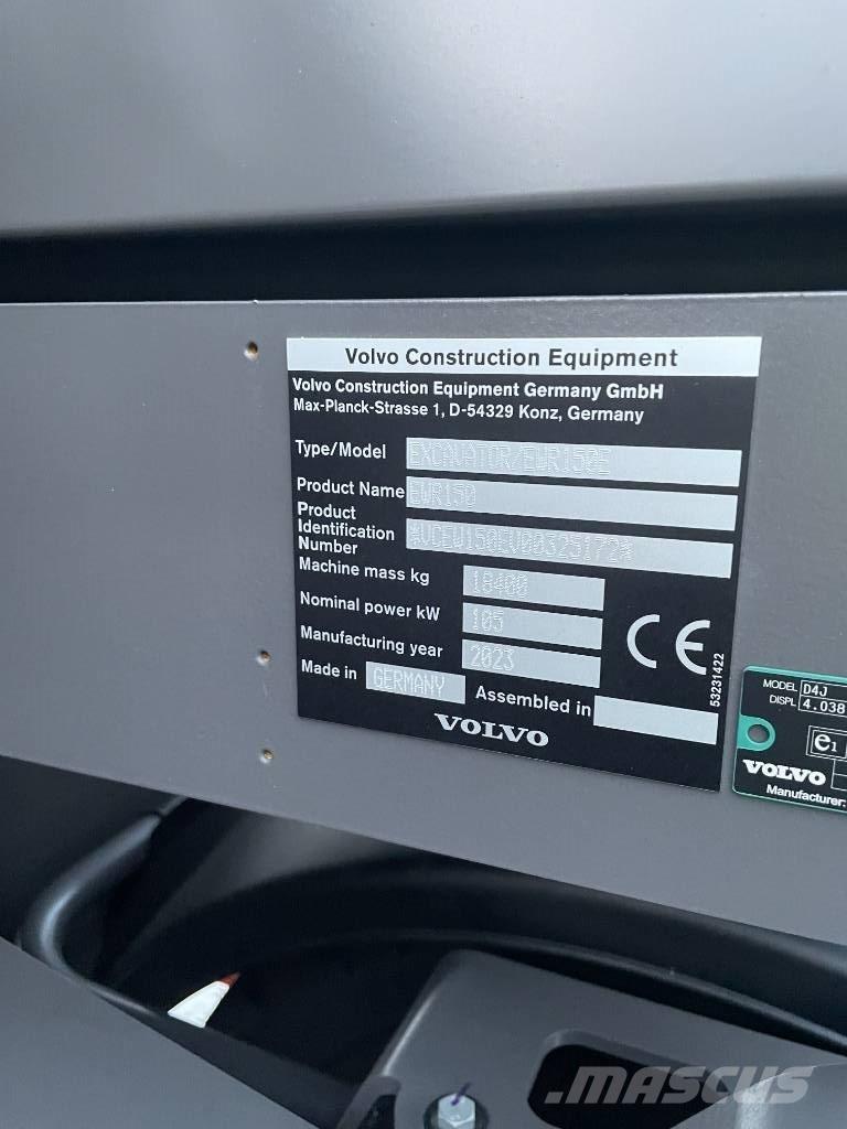 Volvo EWR 150 E Pyöräkaivukoneet