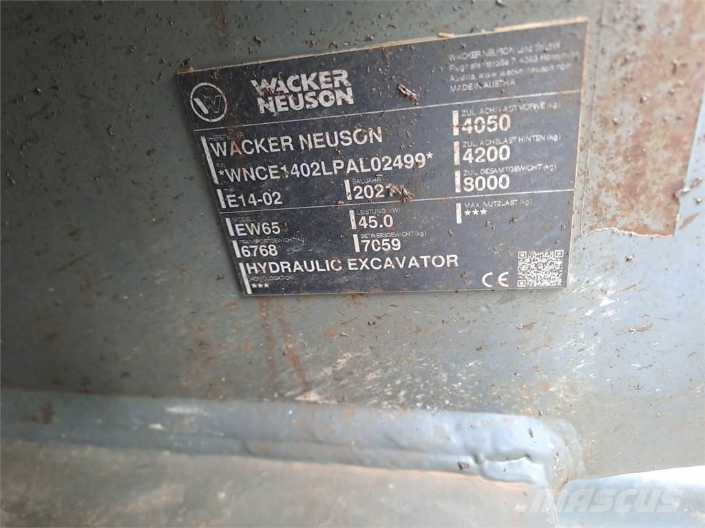 Wacker Neuson EW65 Pyöräkaivukoneet