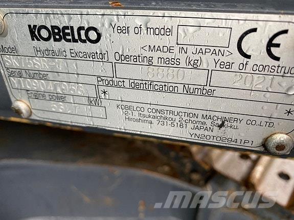 Kobelco SK75SR-7 Telakaivukoneet
