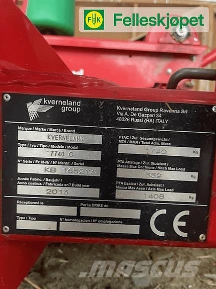 Kverneland 7740C Käärijät