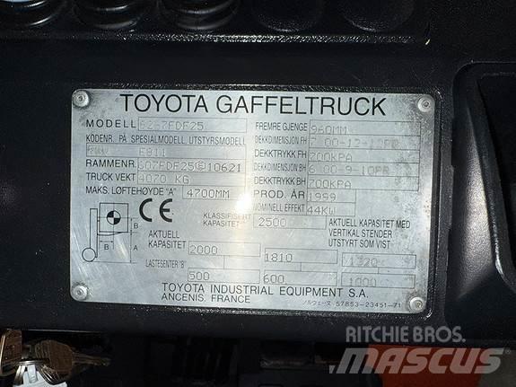 Toyota 62-FDF25 Dieseltrukit