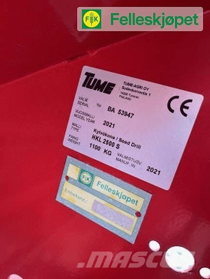 Tume HKL 2500S Kuivalannan levittimet