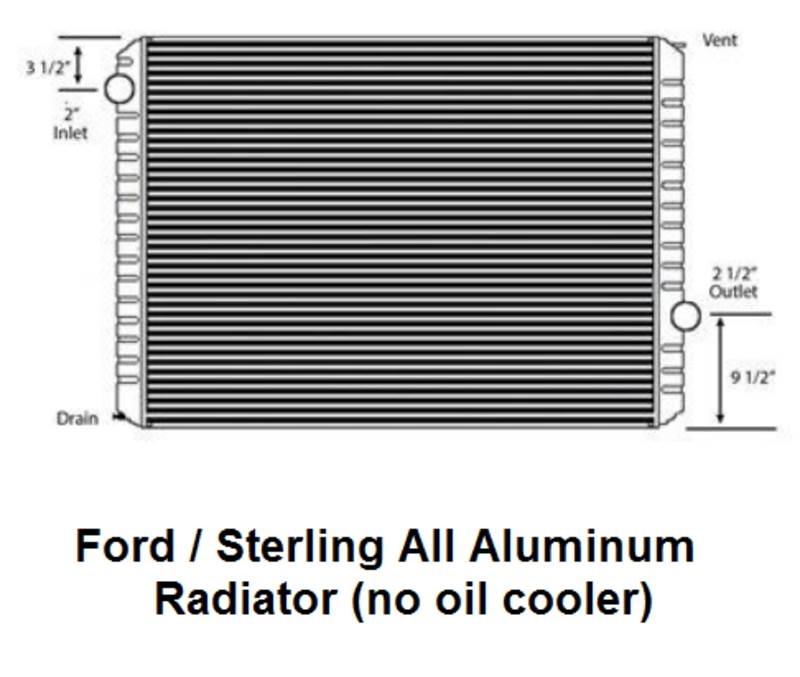 Ford L9500 Jäähdyttimet