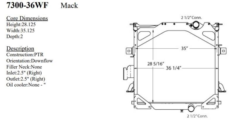 Mack CTP Jäähdyttimet