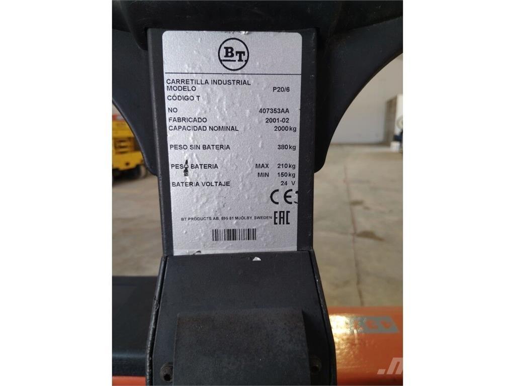 BT P20 Lavansiirtotrukit