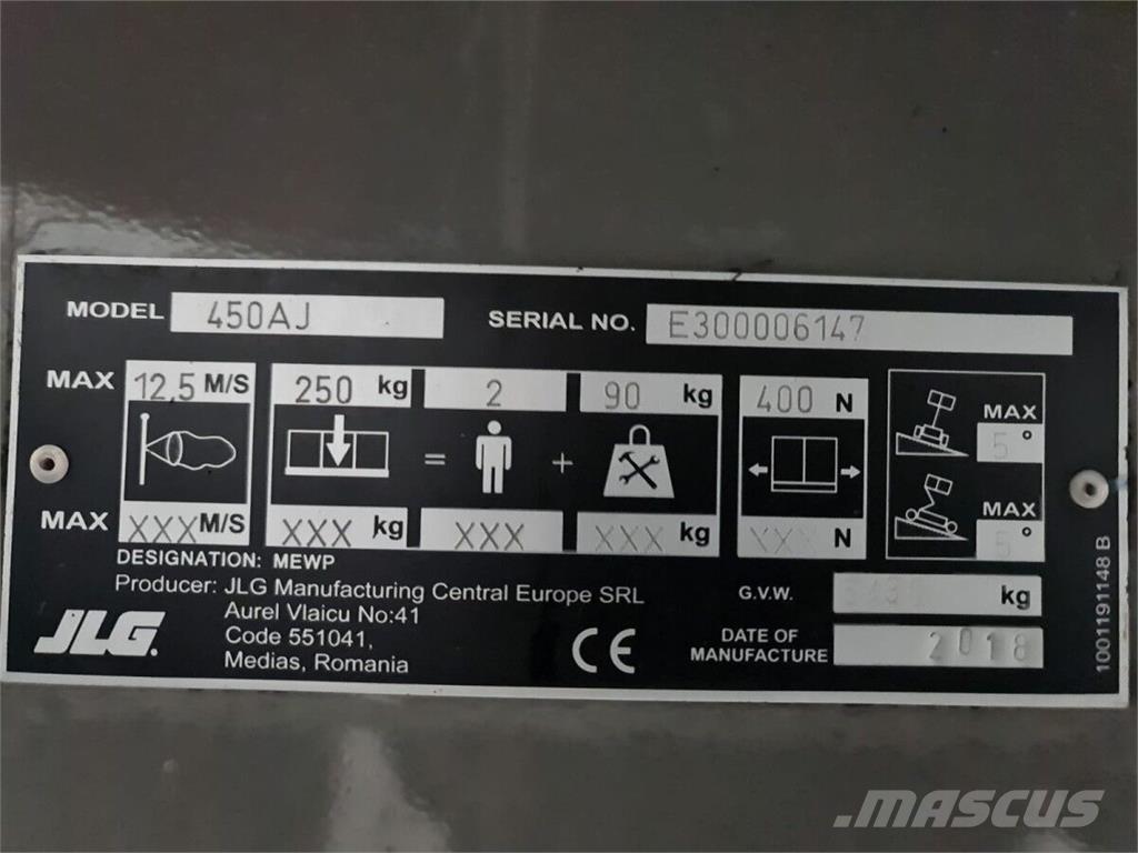 JLG 450AJ Kuukulkijat