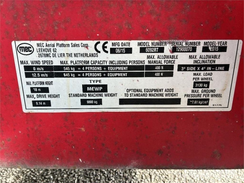 MEC 6092RT Saksilavat