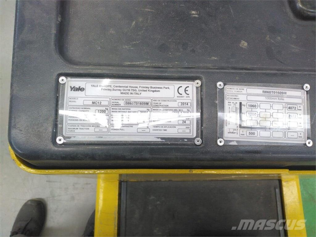 Yale MC12 Muut materiaalinkäsittelykoneet