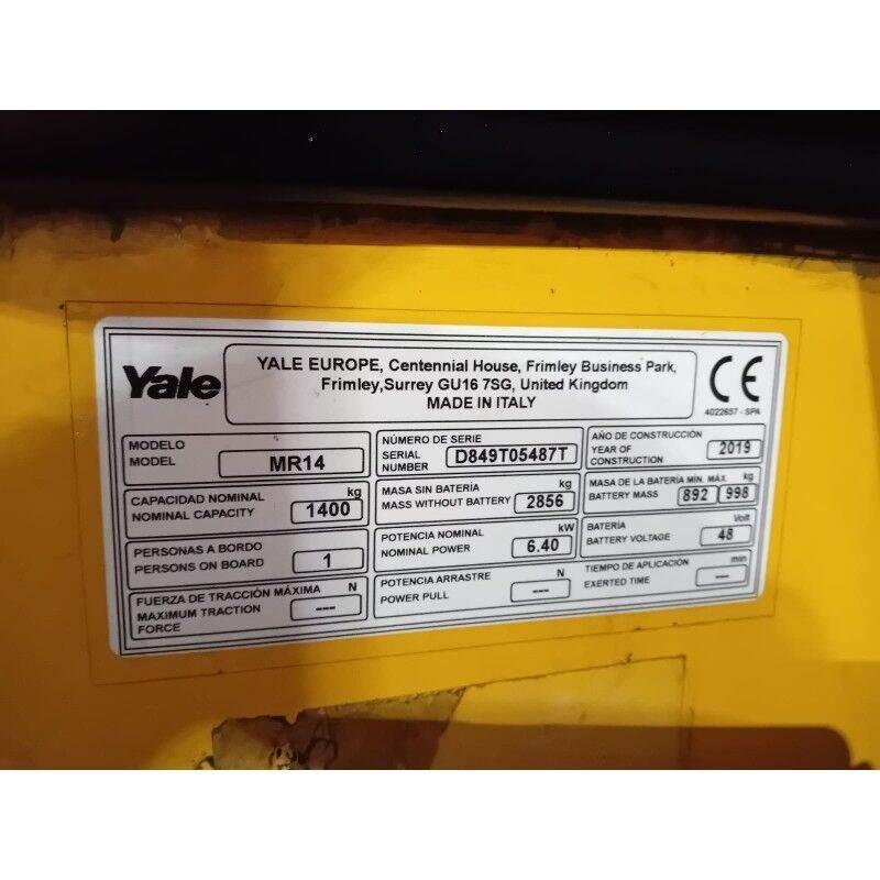 Yale MR14 Työntömastotrukit