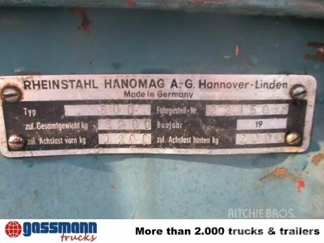 Hanomag Granit 500 Muut koneet