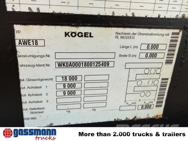 Kögel AWE 18 Muut perävaunut