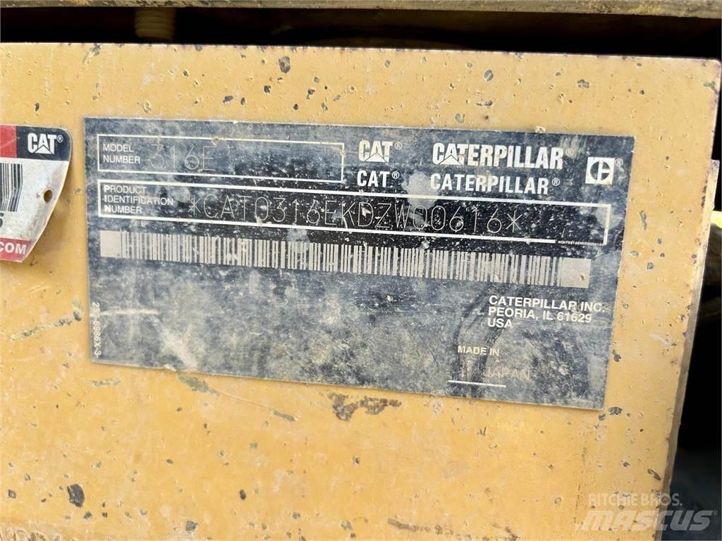 CAT 316EL Telakaivukoneet