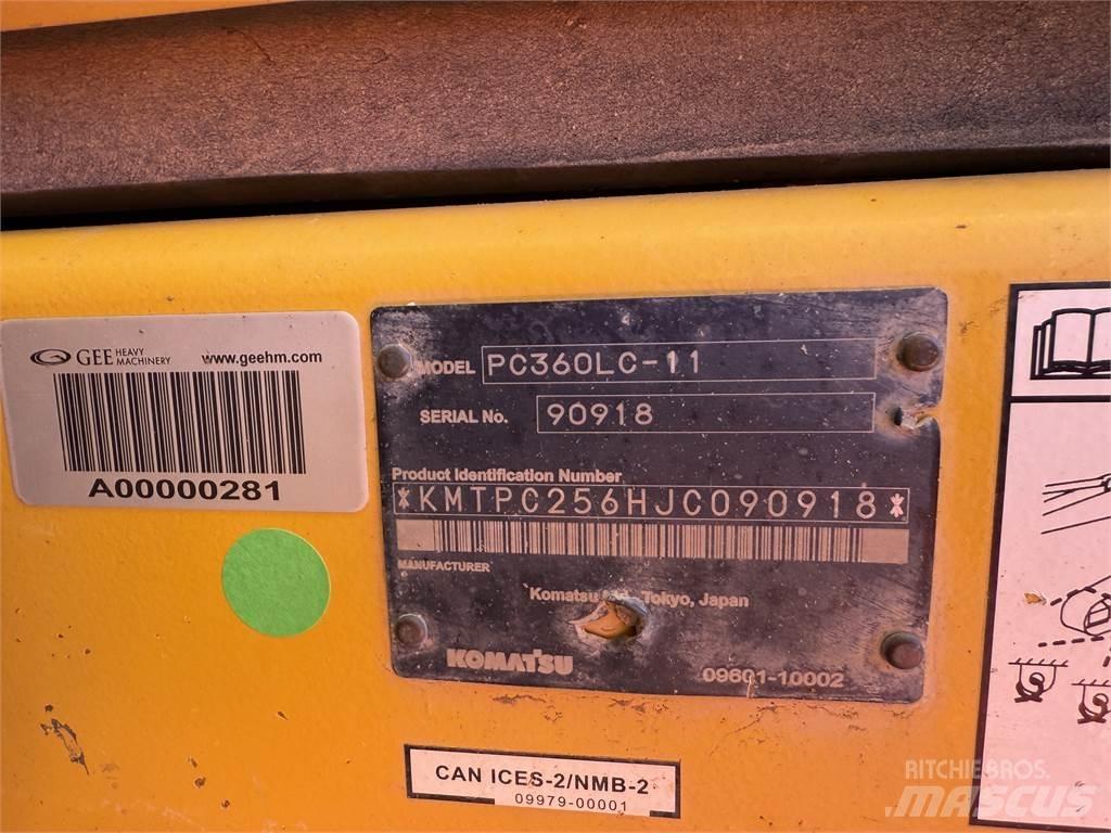 Komatsu PC360LC-11 +1 Telakaivukoneet