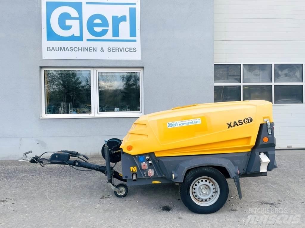 Atlas Copco XAS67 Kompressorit