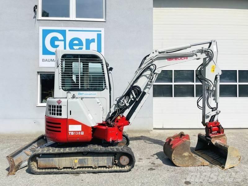 Takeuchi TB138FR Minikaivukoneet < 7t