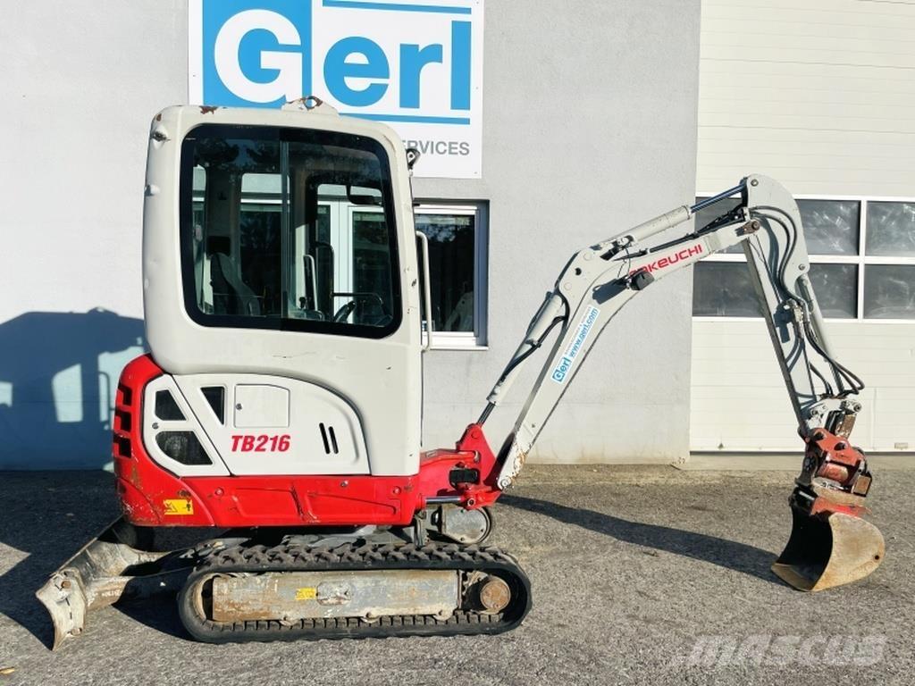 Takeuchi TB216 Minikaivukoneet < 7t