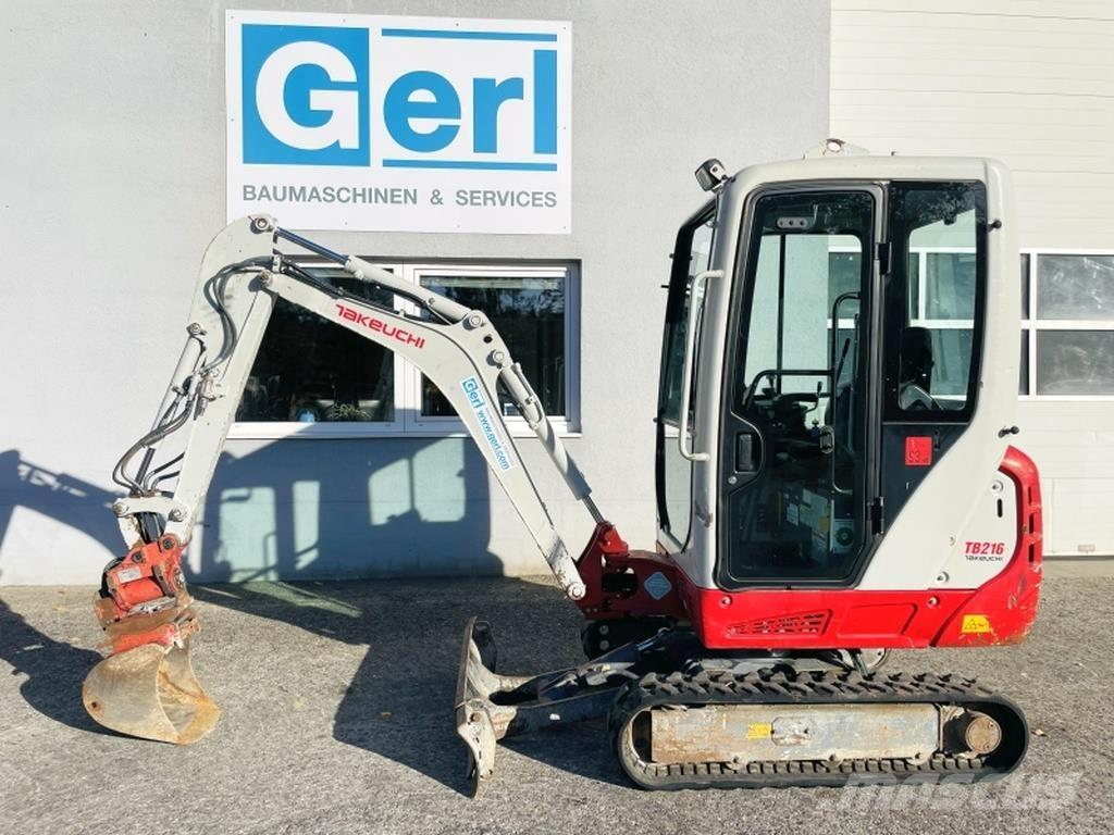 Takeuchi TB216 Minikaivukoneet < 7t