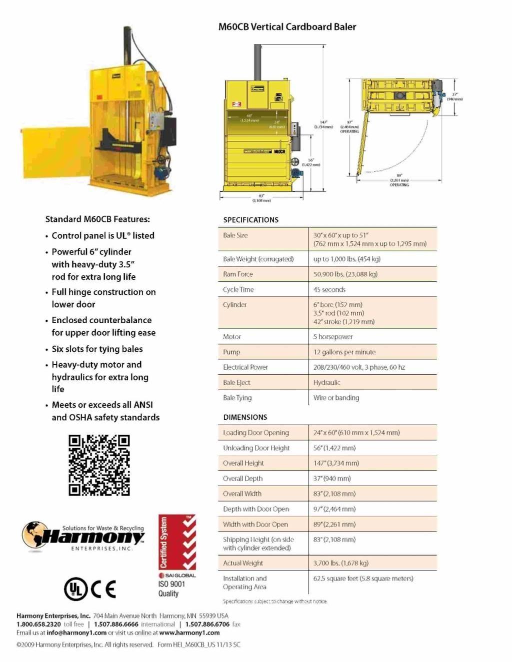  Harmony M60CB Muut koneet