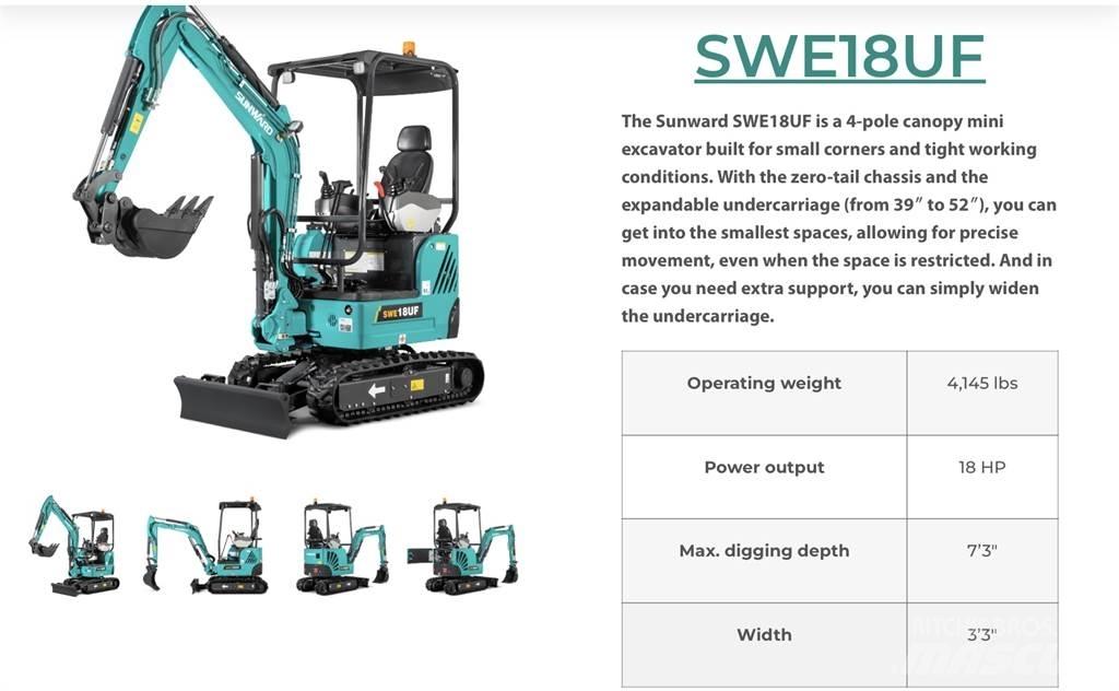 Sunward SWE18 Telakaivukoneet