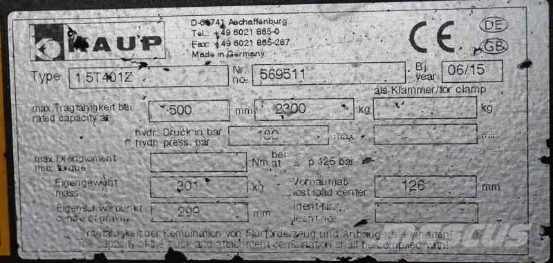 Kaup 1.5T401Z Muut kiinnitettävät lisäosat ja komponentit