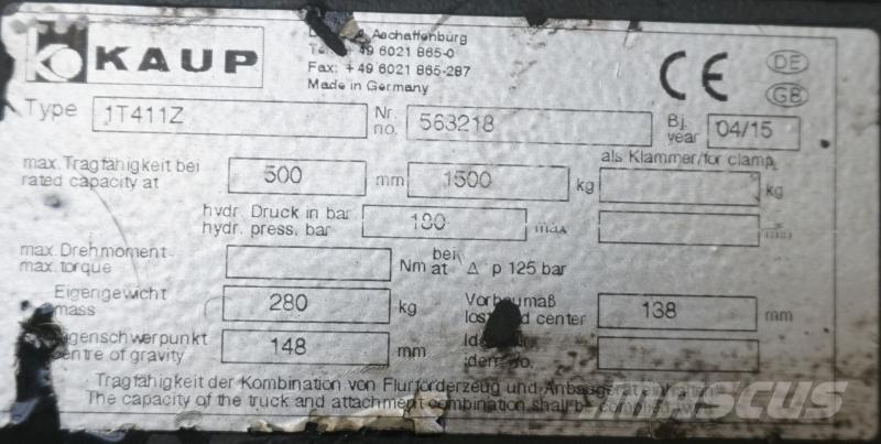 Kaup 1T411Z Muut kiinnitettävät lisäosat ja komponentit