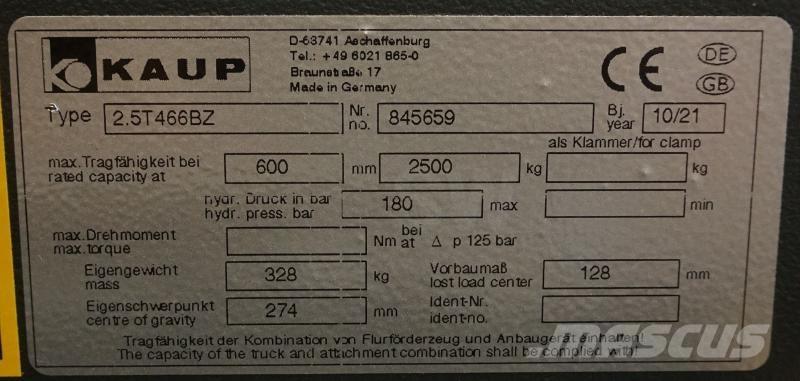Kaup 2,5T466BZ Muut kiinnitettävät lisäosat ja komponentit