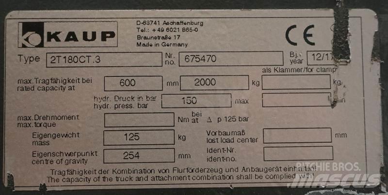 Kaup 2T180CT.3 Haarukat