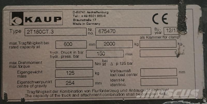 Kaup 2T180CT.3 Haarukat