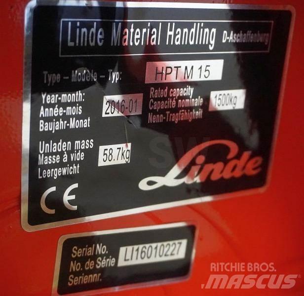 Linde HPT M 15 Pumppukärryt