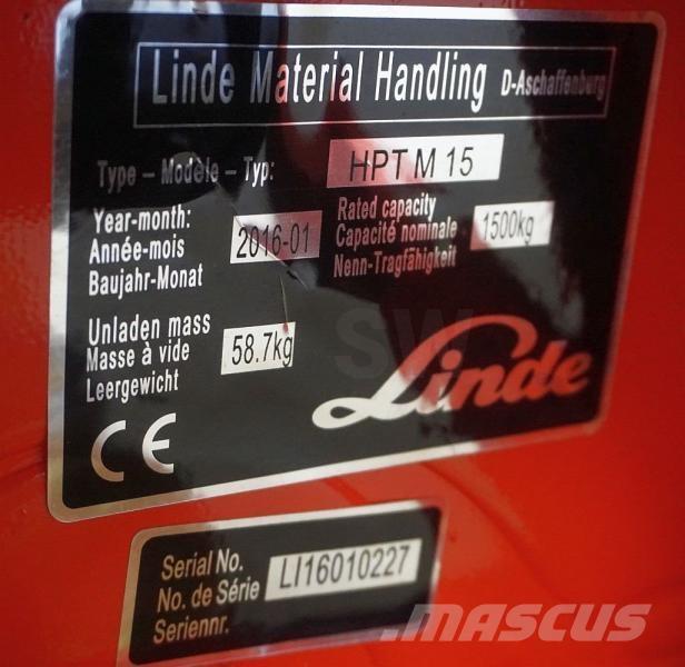 Linde HPT M 15 Pumppukärryt