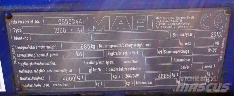 Mafi 1060 / 4t Lavaperävaunut