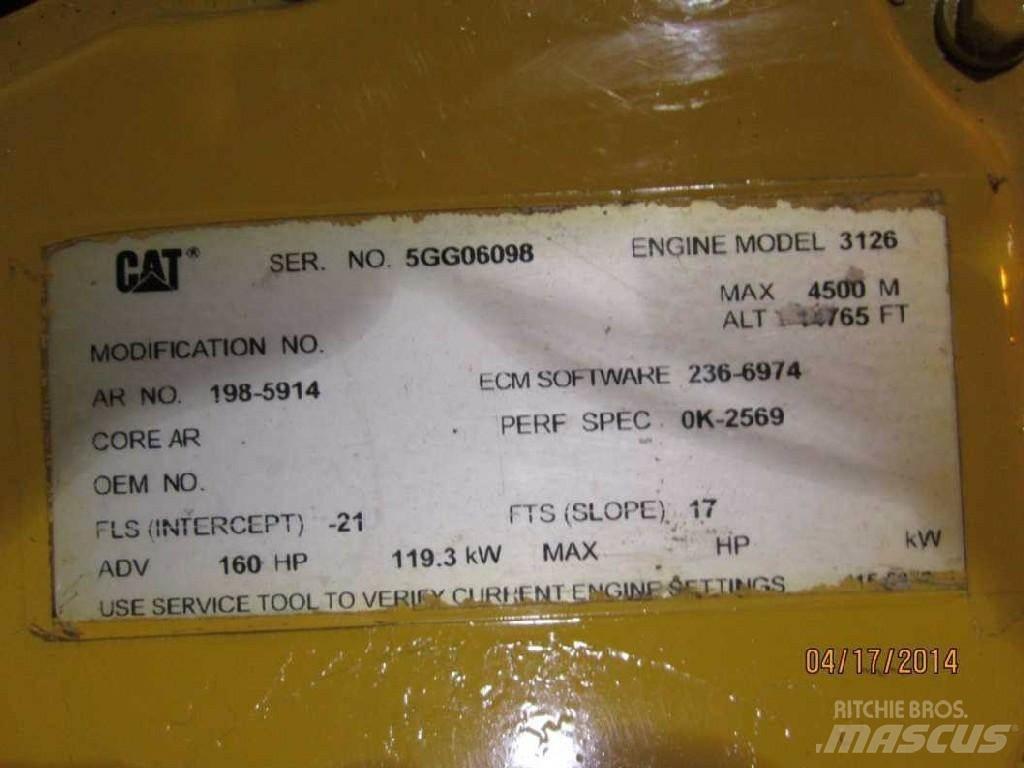 CAT 3126E Moottorit