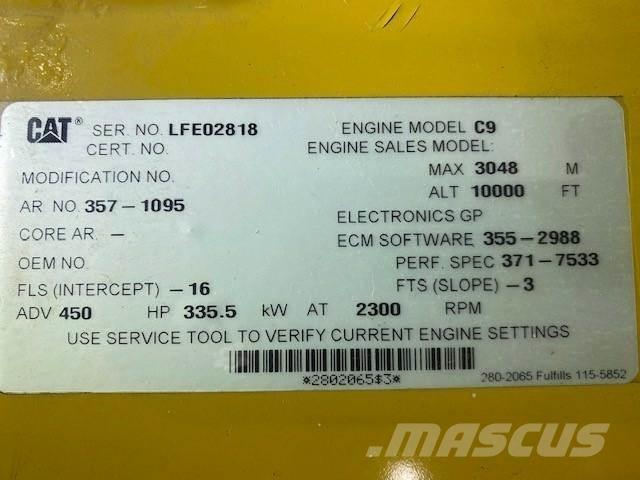CAT C-9 Moottorit