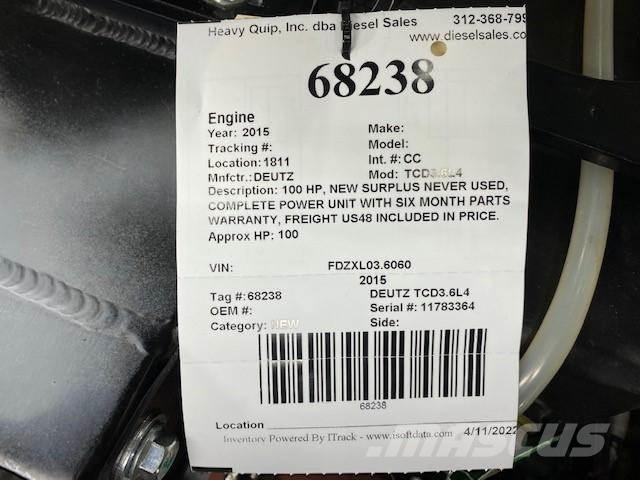 Deutz TCD3.6L4 Moottorit