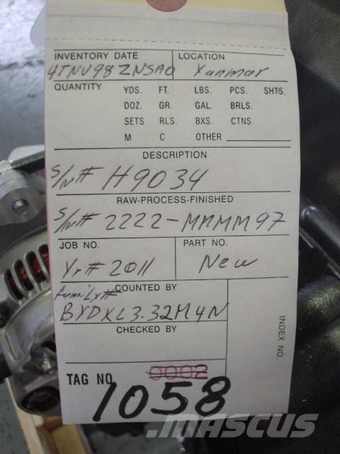 Yanmar 4TNV98-ZNSAD Moottorit