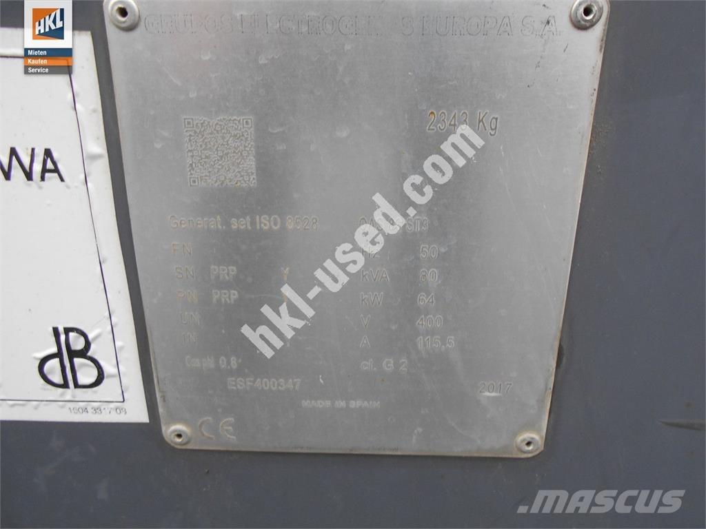 Atlas Copco QAS 80 Muut generaattorit