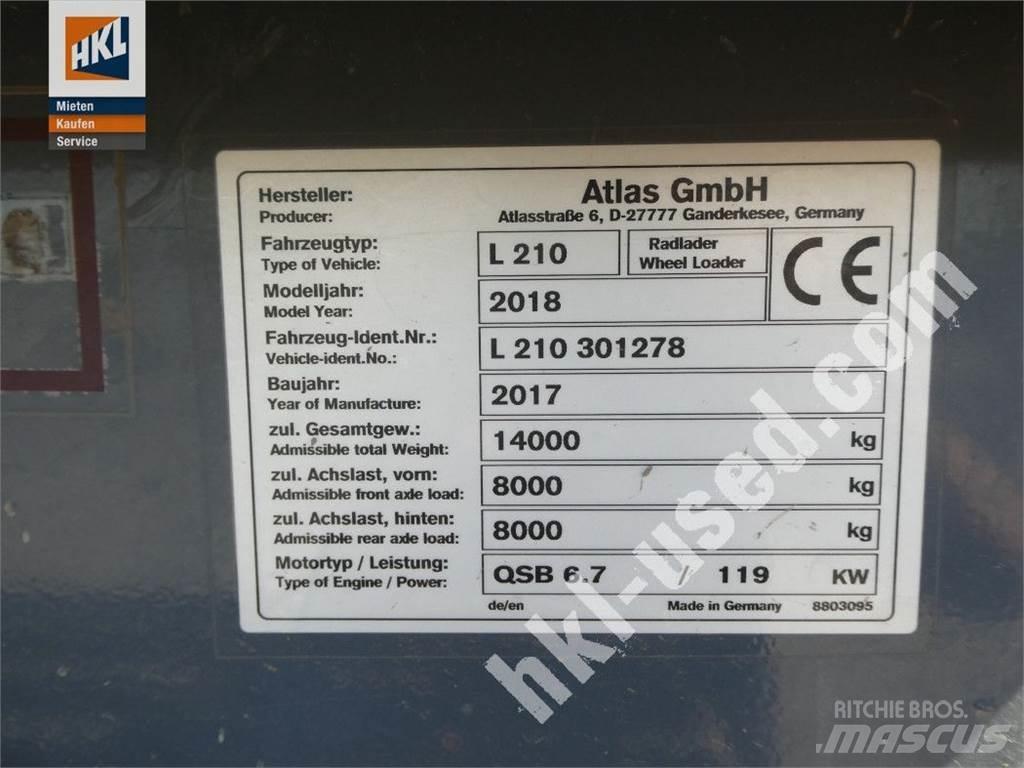 Atlas L 210 Pyöräkuormaajat