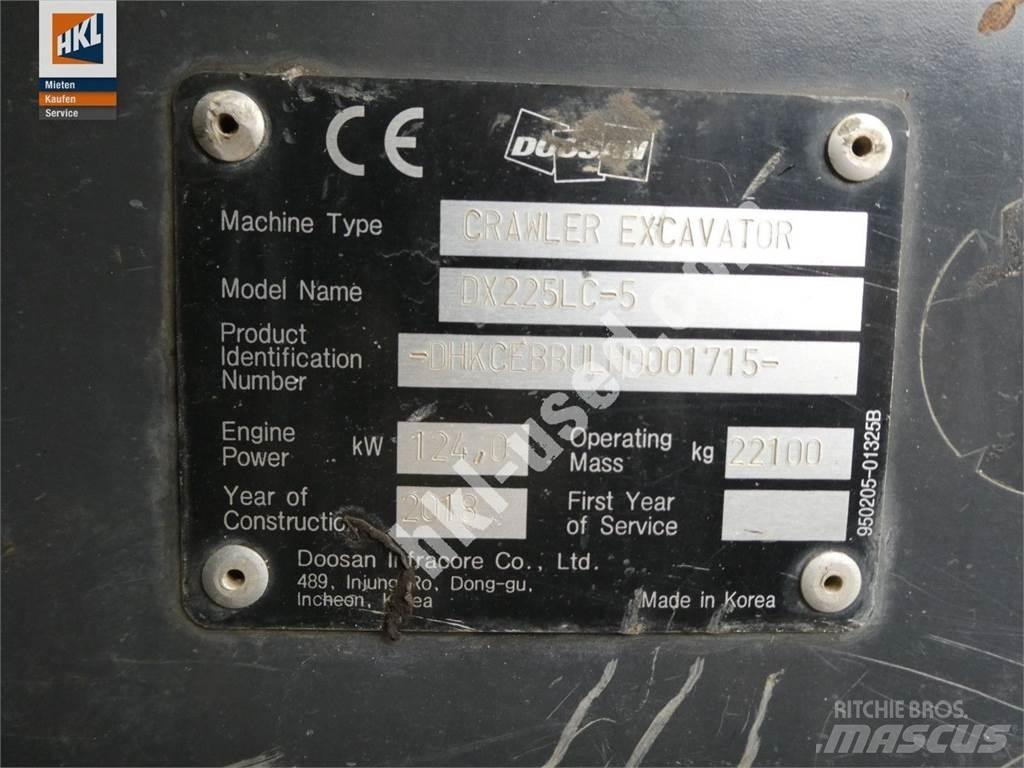 Doosan DX 225 LC-5 Telakaivukoneet