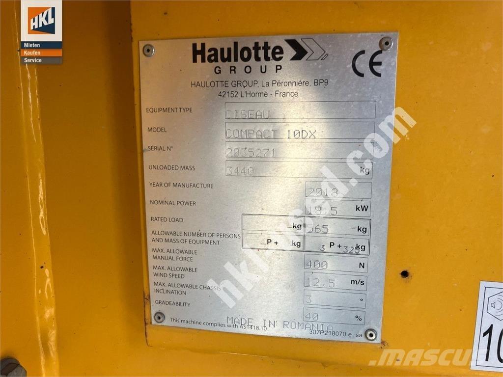 Haulotte COMPACT 10 DX Muut koneet