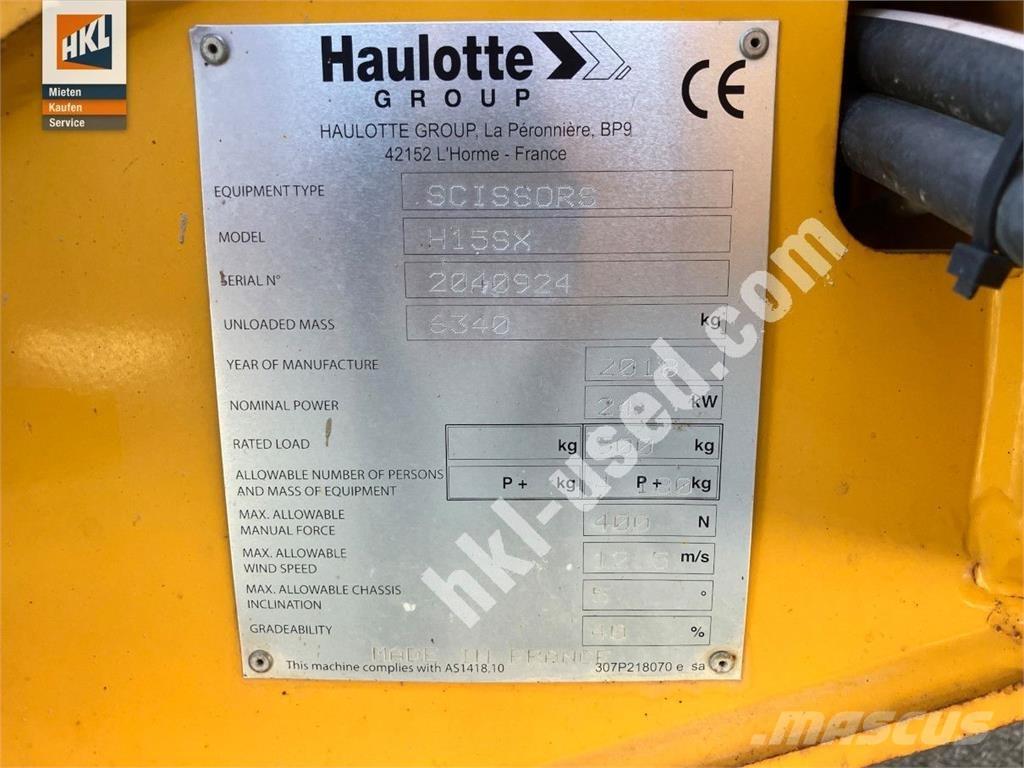 Haulotte H 15 SX Muut koneet